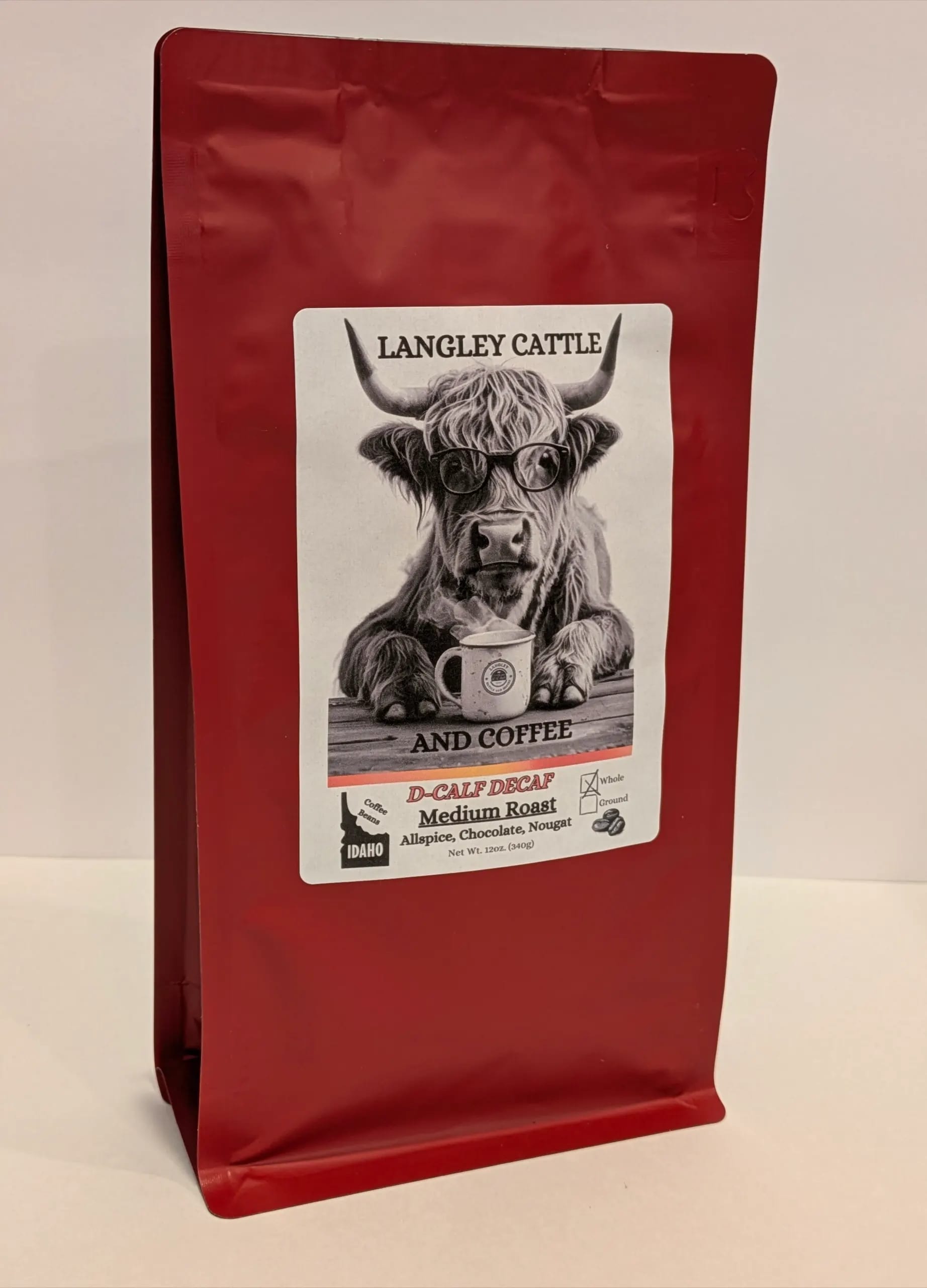 D-Calf Decaf – Medium Roast – Allspice, Chocolate, Nougat