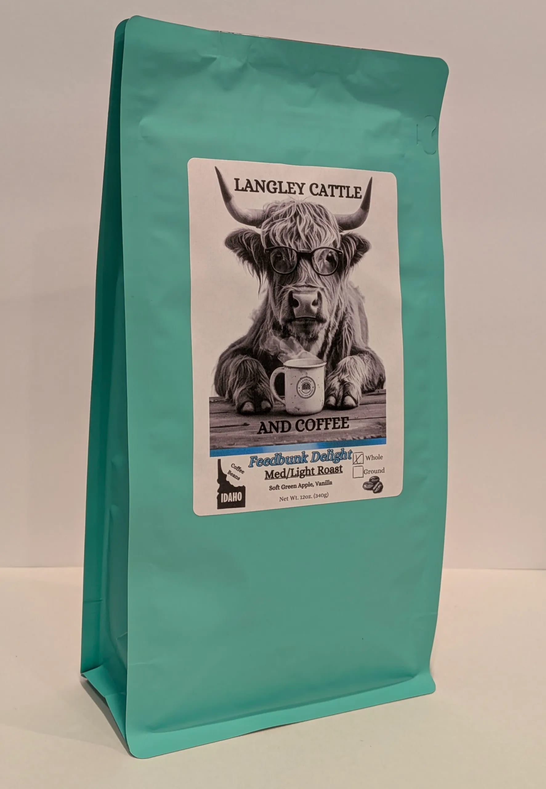Feedbunk Delight – Medium/Light Roast – Soft Green Apple, Vanilla